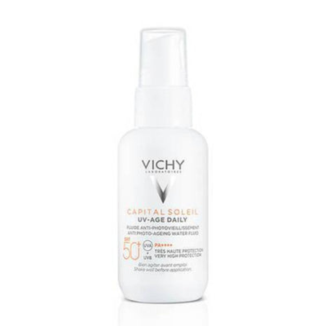 Daily SPF50+ fluid that protects against UV and pollution while helping reduce wrinkles and dark spots. Ultra-light, non-greasy formula makes it ideal as a smooth makeup base.
