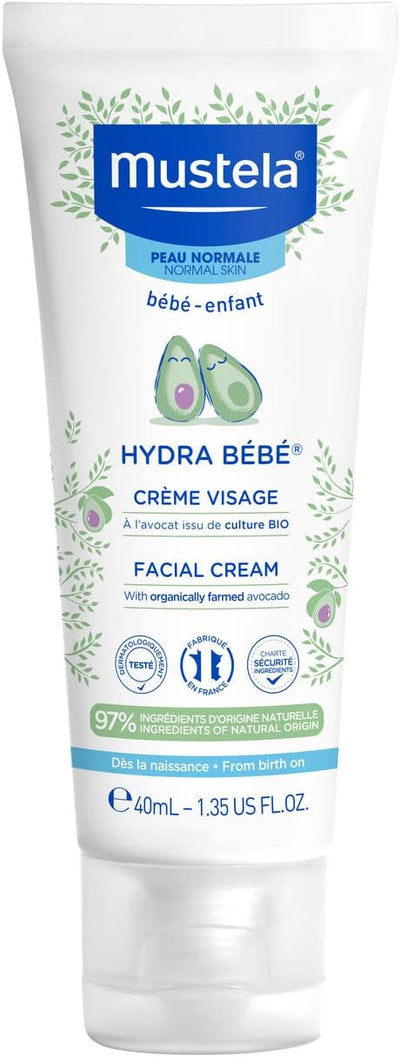 Mustela Hydra Bebe Facial Cream with Avocado (40 ml)